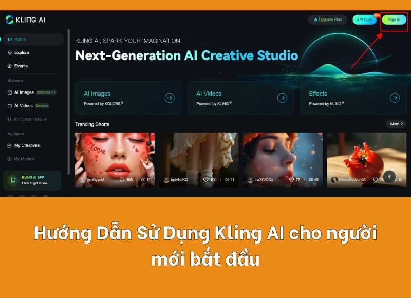 cách sử dụng kling ai