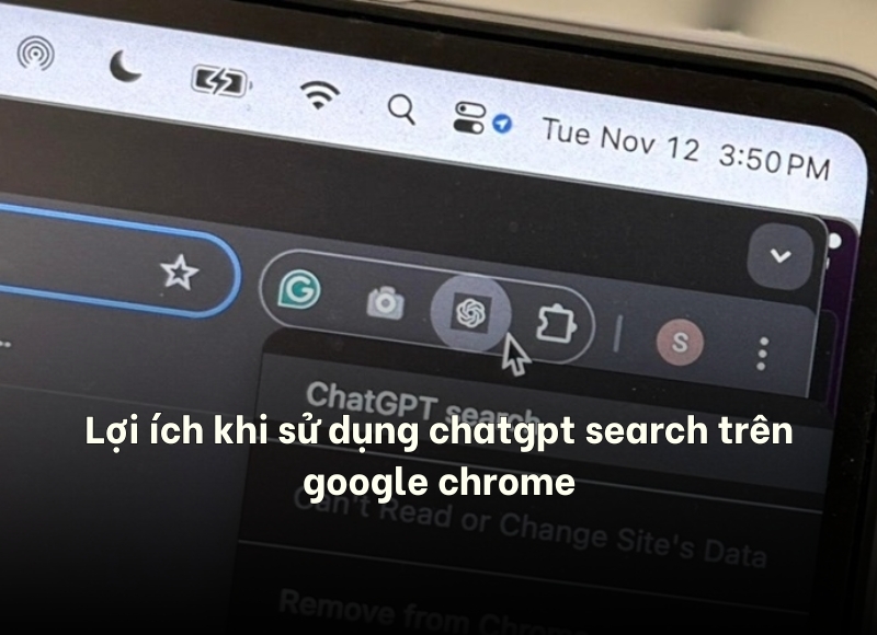 Cách cài đặt ChatGPT Search vào Google Chrome