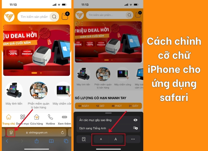 Cách chỉnh cỡ chữ iPhone