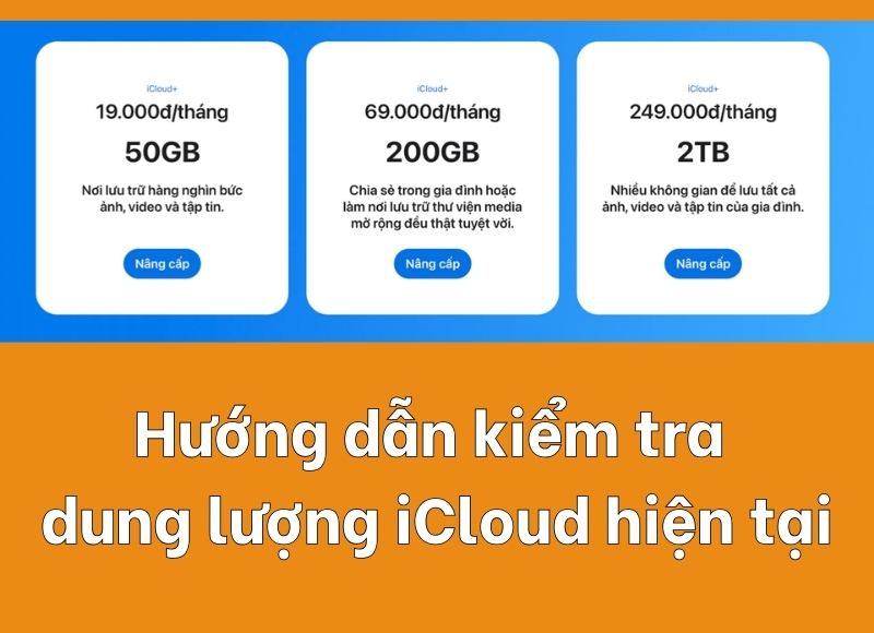 Cách mua thêm iCloud trên iPhone 