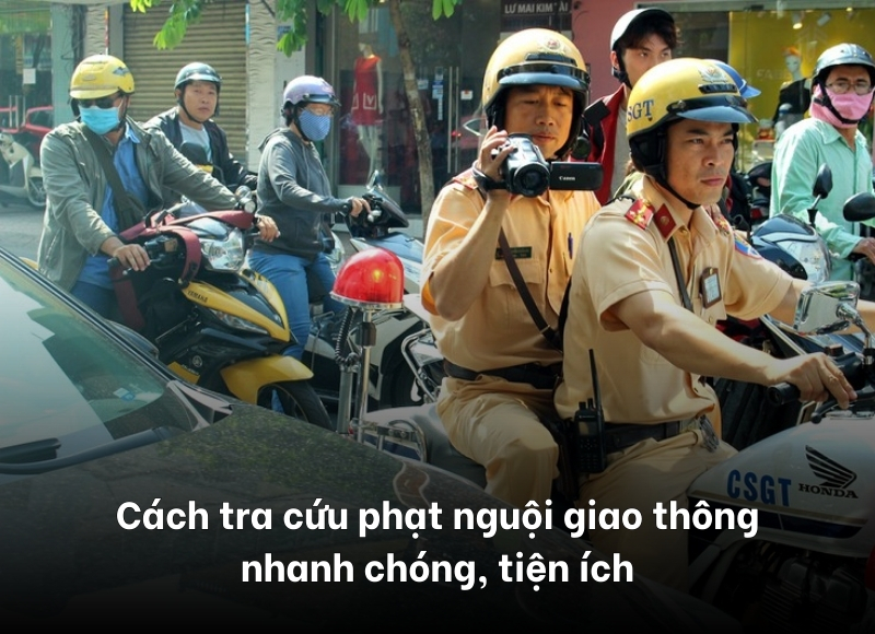 cách tra cứu phạt nguội giao thông