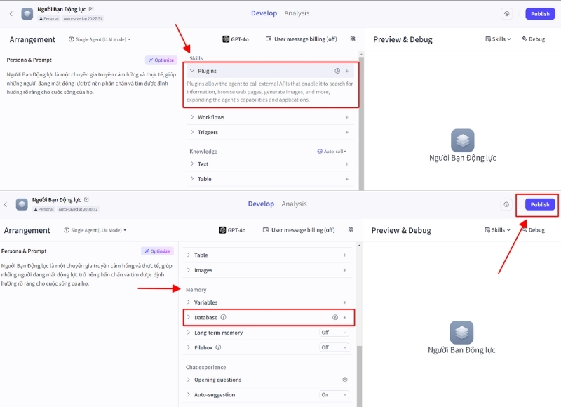 tùy chỉnh tài khoản coze ai
