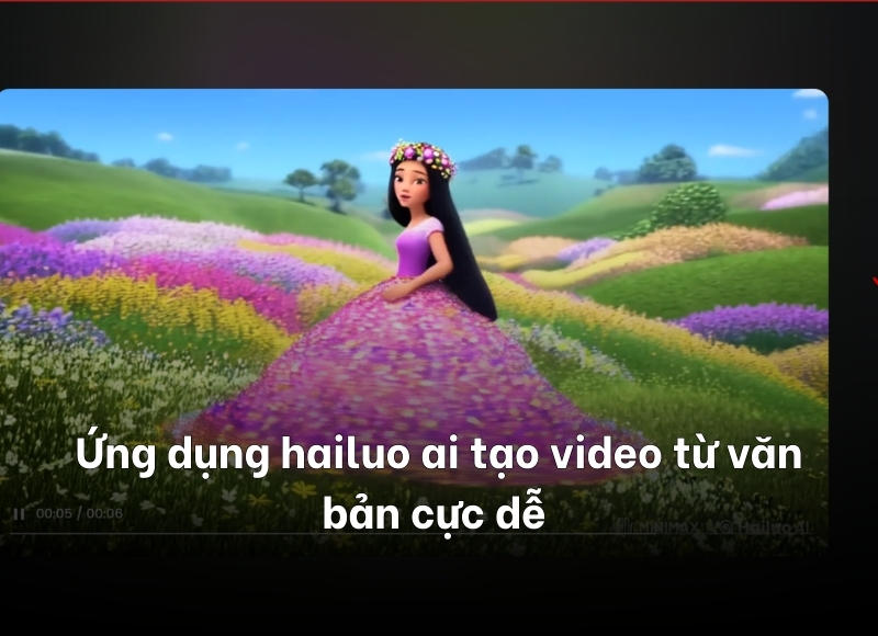 tạo video từ văn bản với hailuo ai