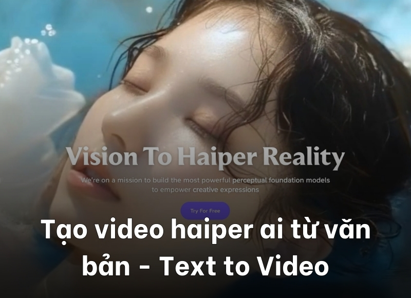 tạo video haiper ai