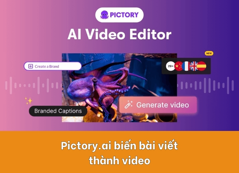 tạo video quảng cáo bằng ai
