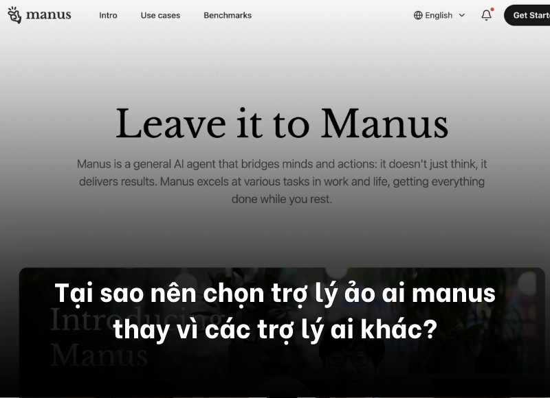 trợ lý ảo ai manus