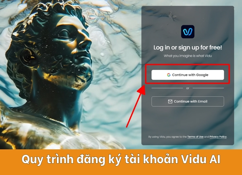 quy trình đăng ký vidu ai