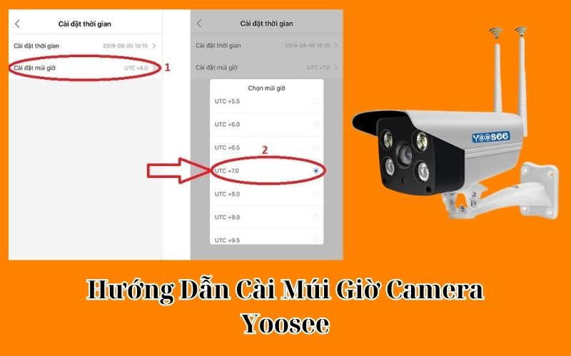cài múi giờ camera yoosee