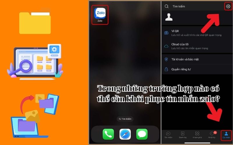 cách khôi phục tin nhắn zalo