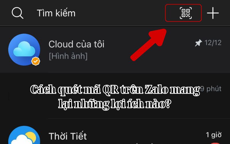 cách quét mã qr trên zalo