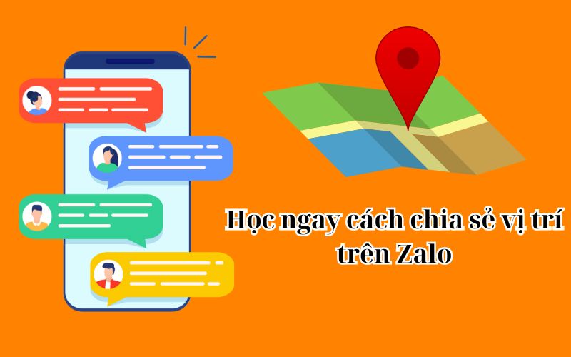cách chia sẻ vị trí trên zalo