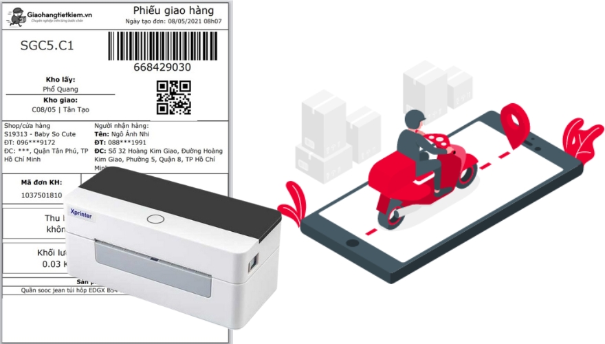 Máy in đơn hàng Viettel Post