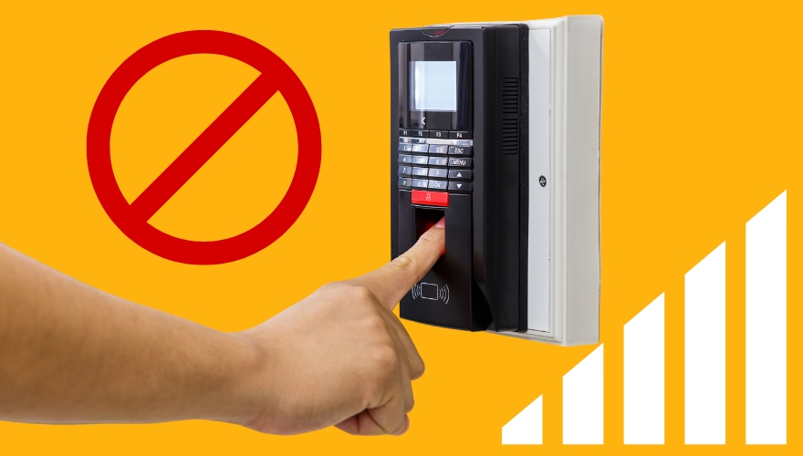 tại sao không kết nối được với máy chấm công