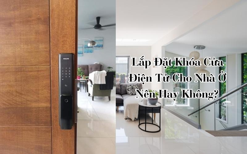 lắp đặt khóa cửa điện tử