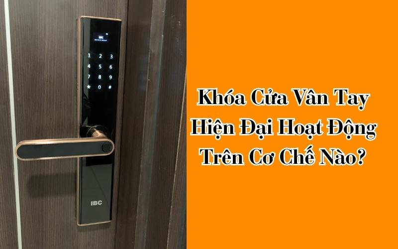 Khóa cửa vân tay hiện đại
