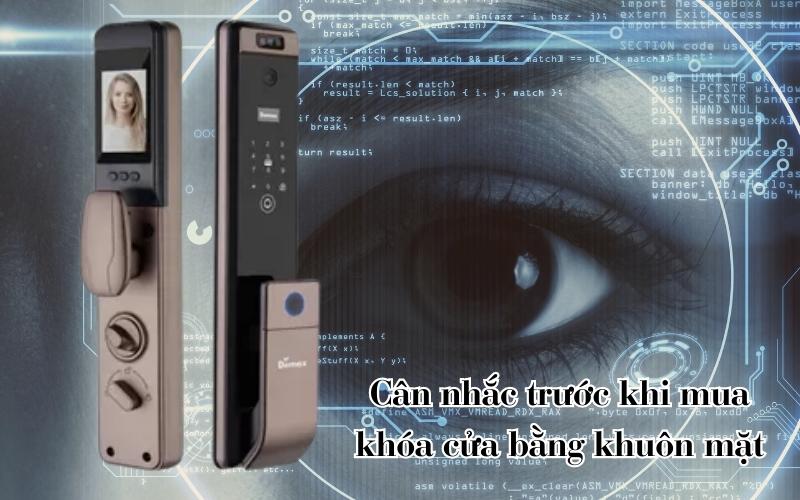 khóa cửa bằng khuôn mặt