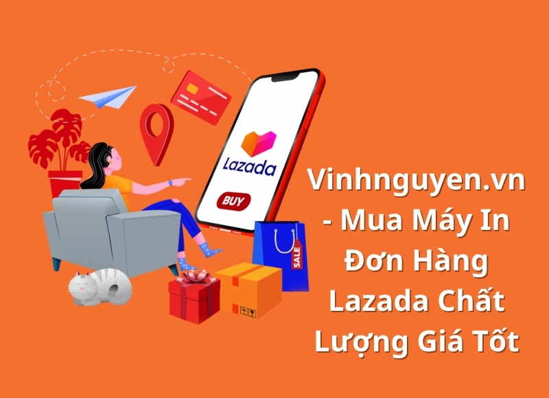 in đơn hàng lazada