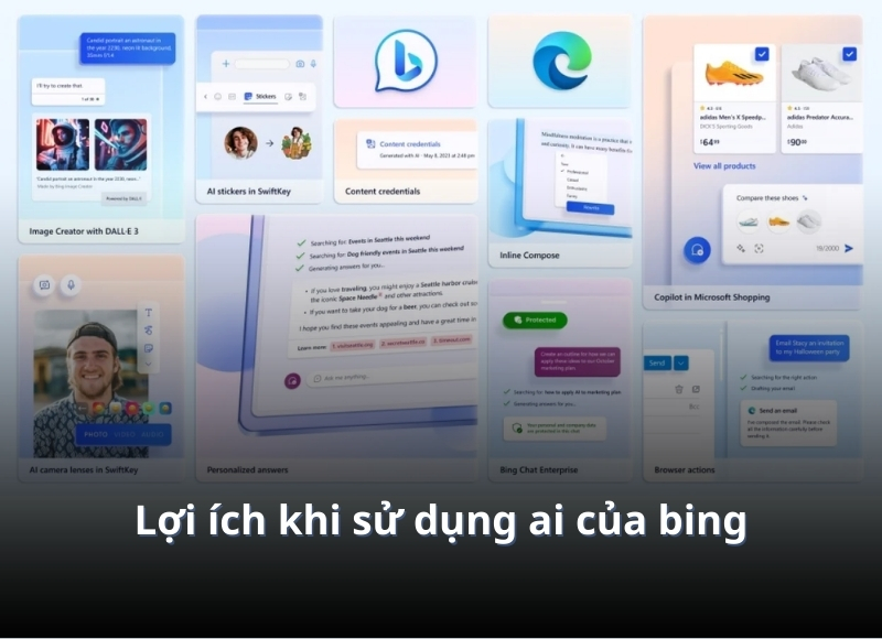 sử dụng ai của bing