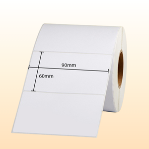 Giấy decal in mã vạch 90x60 mm [Cuộn 45m – 714 tem]