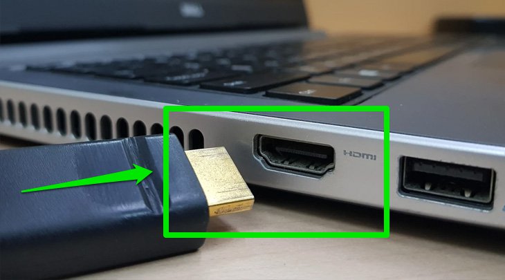 kết nối laptop với máy chiếu qua cổng HDMI 2